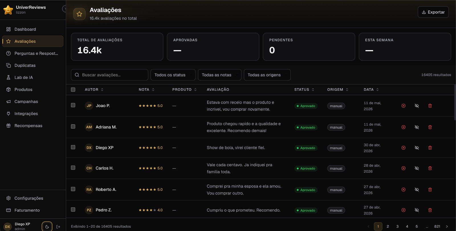 UniverReviews preview